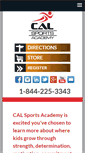 Mobile Screenshot of calsportsacademy.com